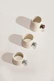 Mountain Cups (White with marble knob)